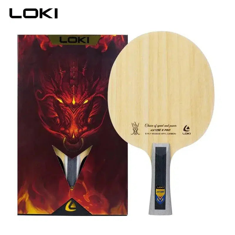 LOKI RXTON 9 Pro Table Tennis Blade 7 Ply Carbon Table Tennis Hub