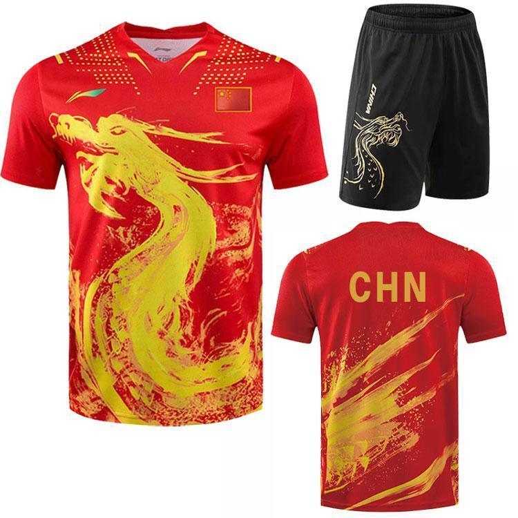 Li Ning Ma Long Tokyo Olympics Chinese National Team Shirt/Kit - Table Tennis Hub Li Ning