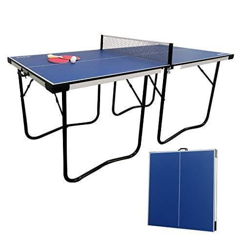 AIPINQI 6ft Table Tennis Table, Foldable Portable & Strong Indoor & Outdoor Table - Table Tennis Hub