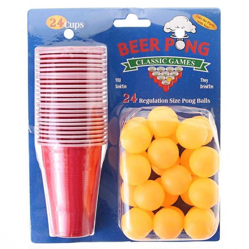 Beer Pong Game Kit Drinking Games - Table Tennis Hub