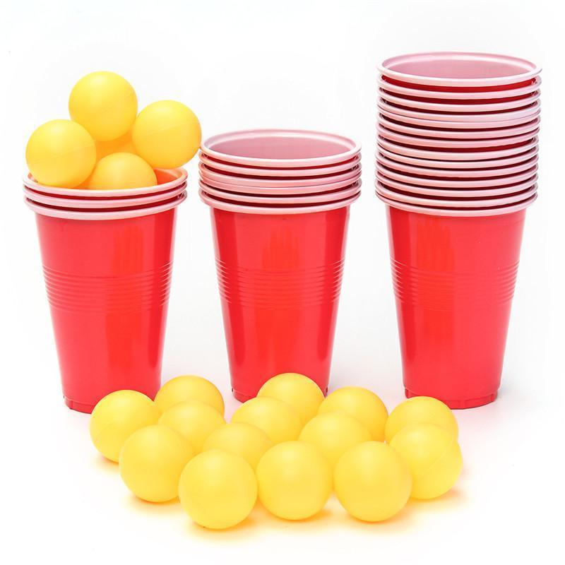 Beer Pong Game Kit Drinking Games - Table Tennis Hub