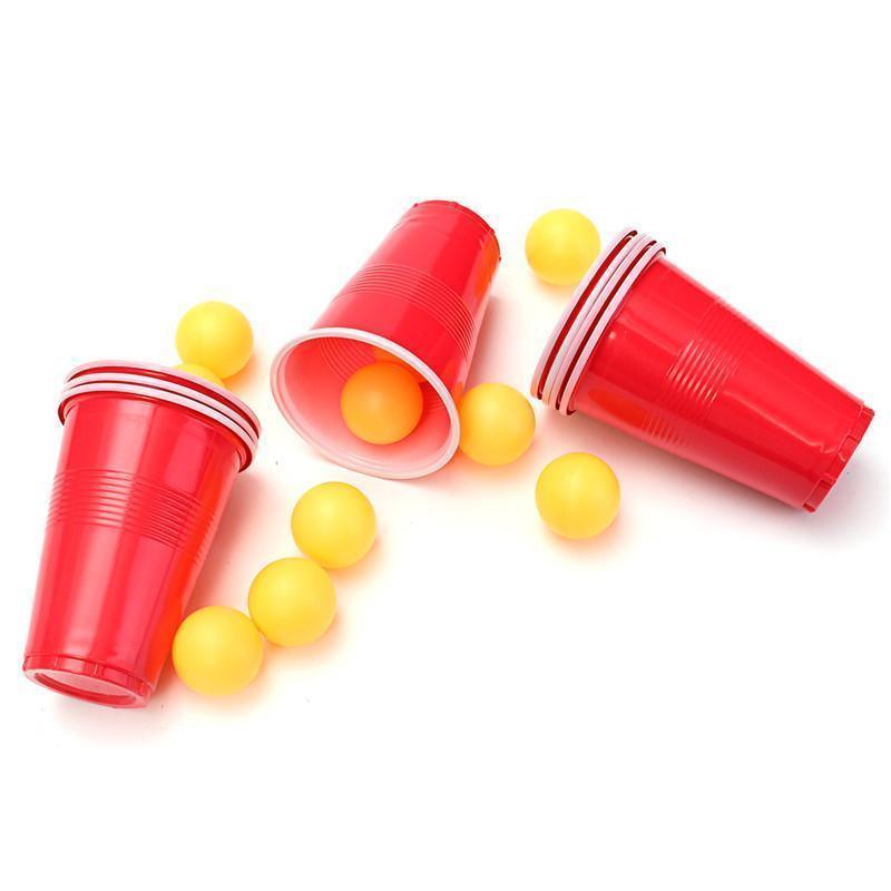 Beer Pong Game Kit Drinking Games - Table Tennis Hub