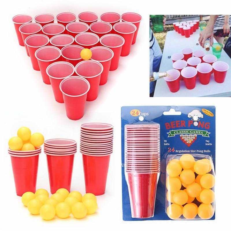 Beer Pong Game Kit Drinking Games - Table Tennis Hub