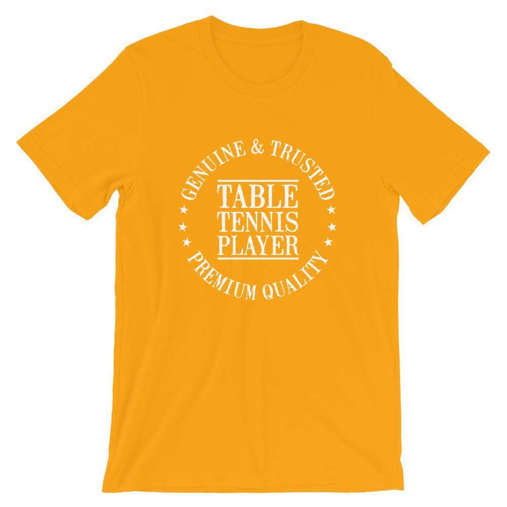 Genuine & Trusted Table Tennis Player T-Shirt - Table Tennis Hub