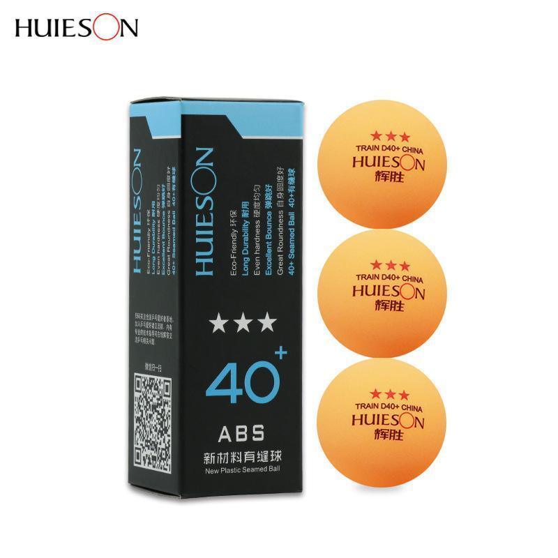 Huieson 3 Star Plastic S40+ ABS Table Tennis Balls - Table Tennis Hub