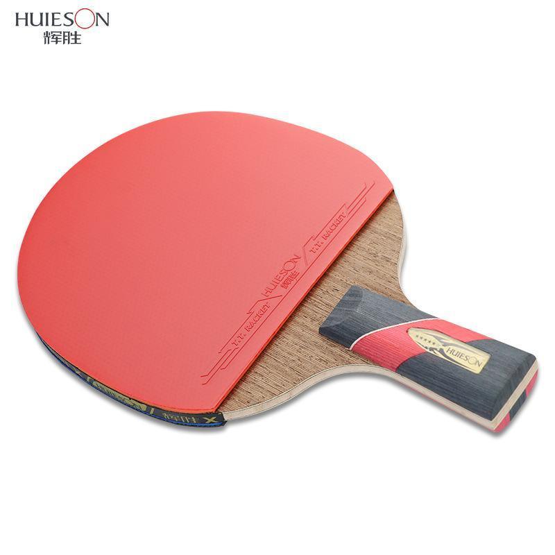 Huieson 6 Star Carbon Fibre Table Tennis Bat + Case - Table Tennis Hub