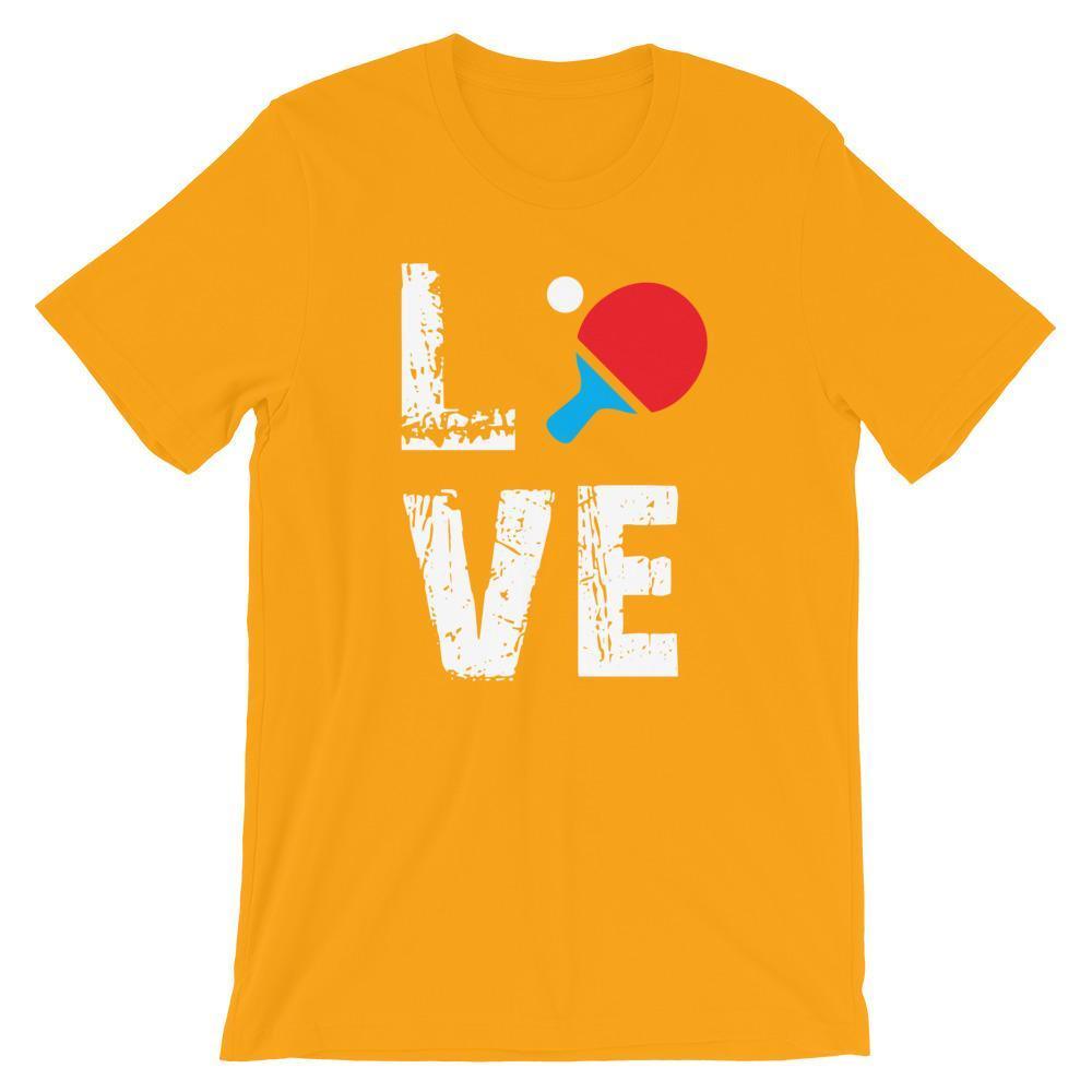 LOVE Table Tennis T-Shirt - Table Tennis Hub