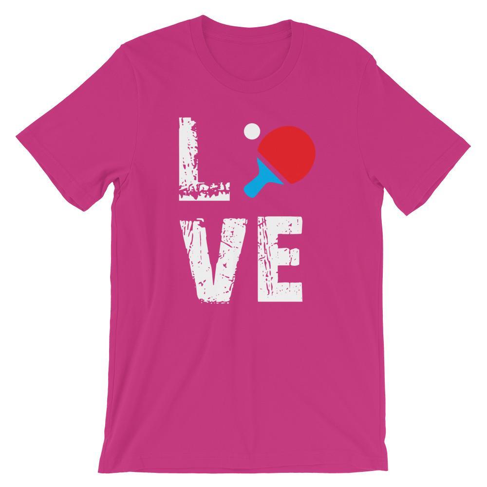 LOVE Table Tennis T-Shirt - Table Tennis Hub