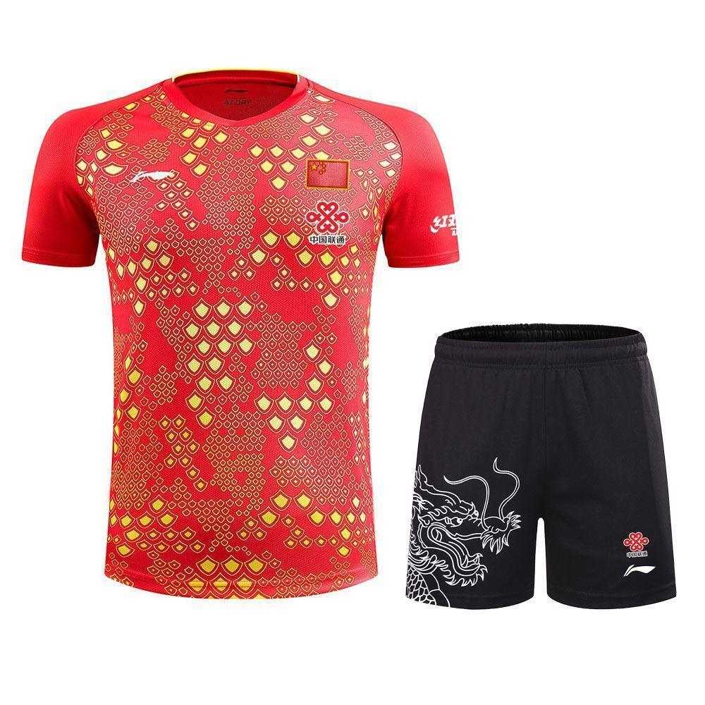 Li Ning 2018 Ma Long Chinese National Team Mens Kit - Table Tennis Hub Li Ning