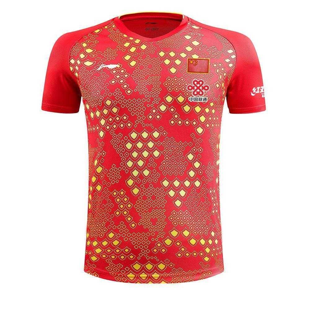 Li Ning 2018 Ma Long Chinese National Team Mens Shirt - Table Tennis Hub Li Ning