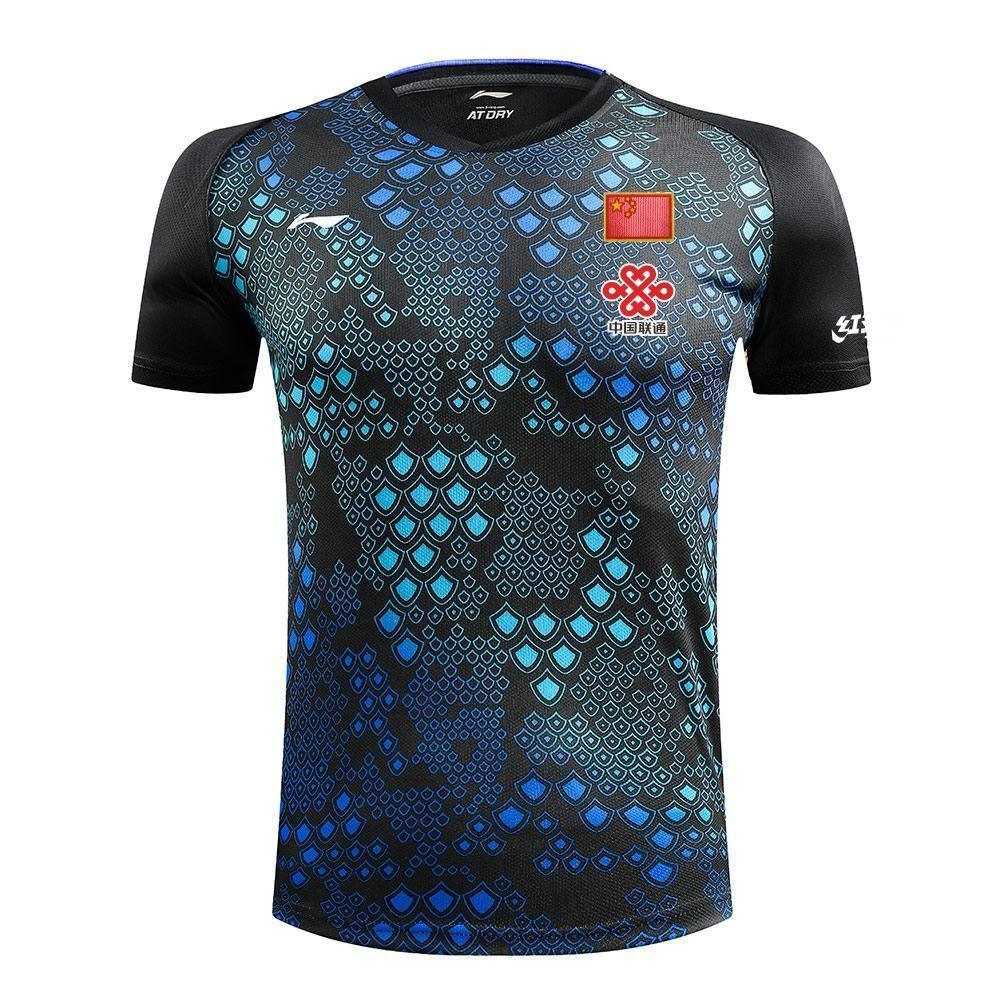 Li Ning 2018 Ma Long Chinese National Team Mens Shirt - Table Tennis Hub Li Ning