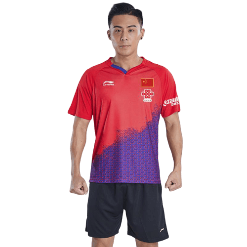 Li Ning 2019/20 World Table Tennis Championships Chinese National Team Mens Shirt/Kit - Table Tennis Hub Li Ning