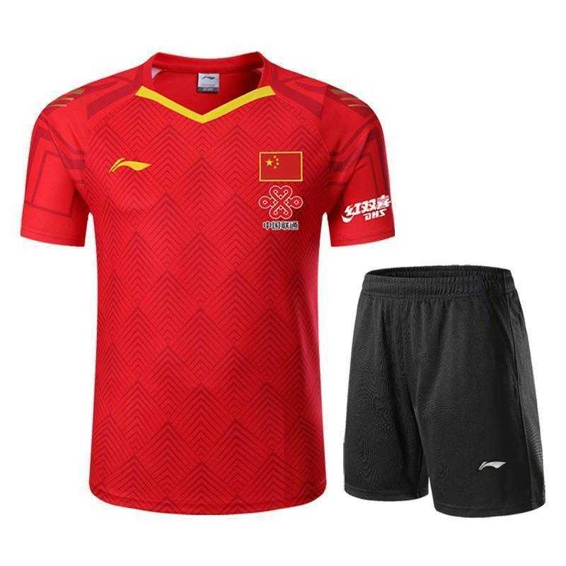 Li Ning 2020/21 World Table Tennis Championships Chinese National Team Shirt/Kit - Table Tennis Hub Li Ning