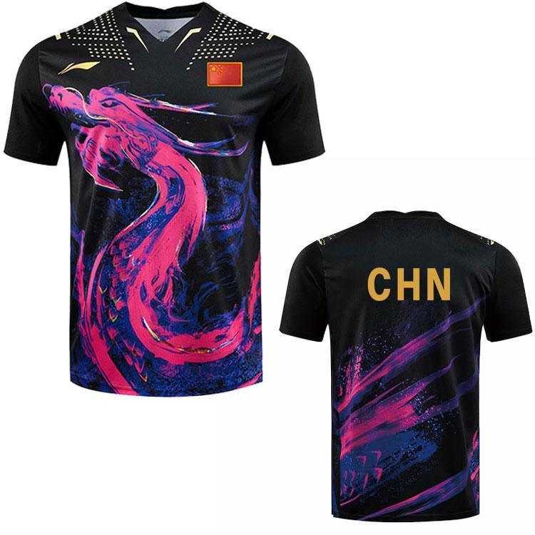 Li Ning Ma Long Tokyo Olympics Chinese National Team Shirt/Kit - Table Tennis Hub Li Ning