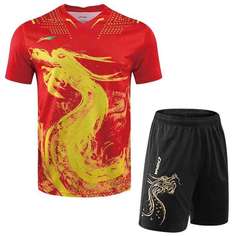 Li Ning Ma Long Tokyo Olympics Chinese National Team Shirt/Kit - Table Tennis Hub Li Ning