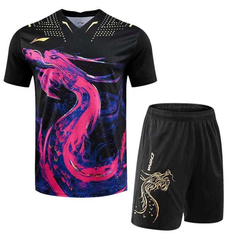 Li Ning Ma Long Tokyo Olympics Chinese National Team Shirt/Kit - Table Tennis Hub Li Ning