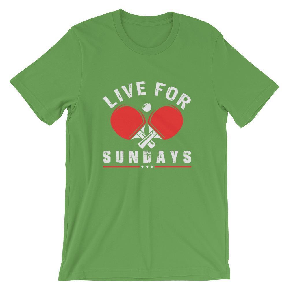 Live for Sundays Table Tennis T-Shirt - Table Tennis Hub