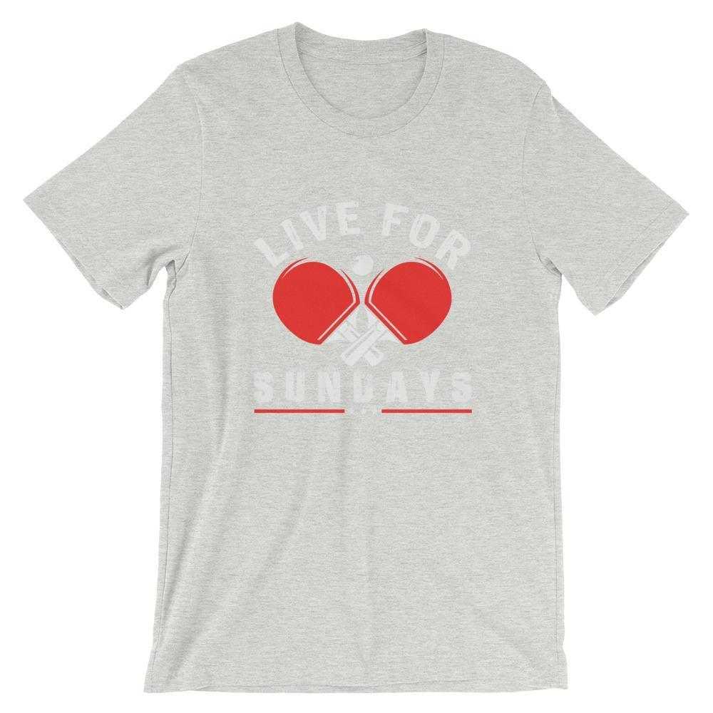 Live for Sundays Table Tennis T-Shirt - Table Tennis Hub