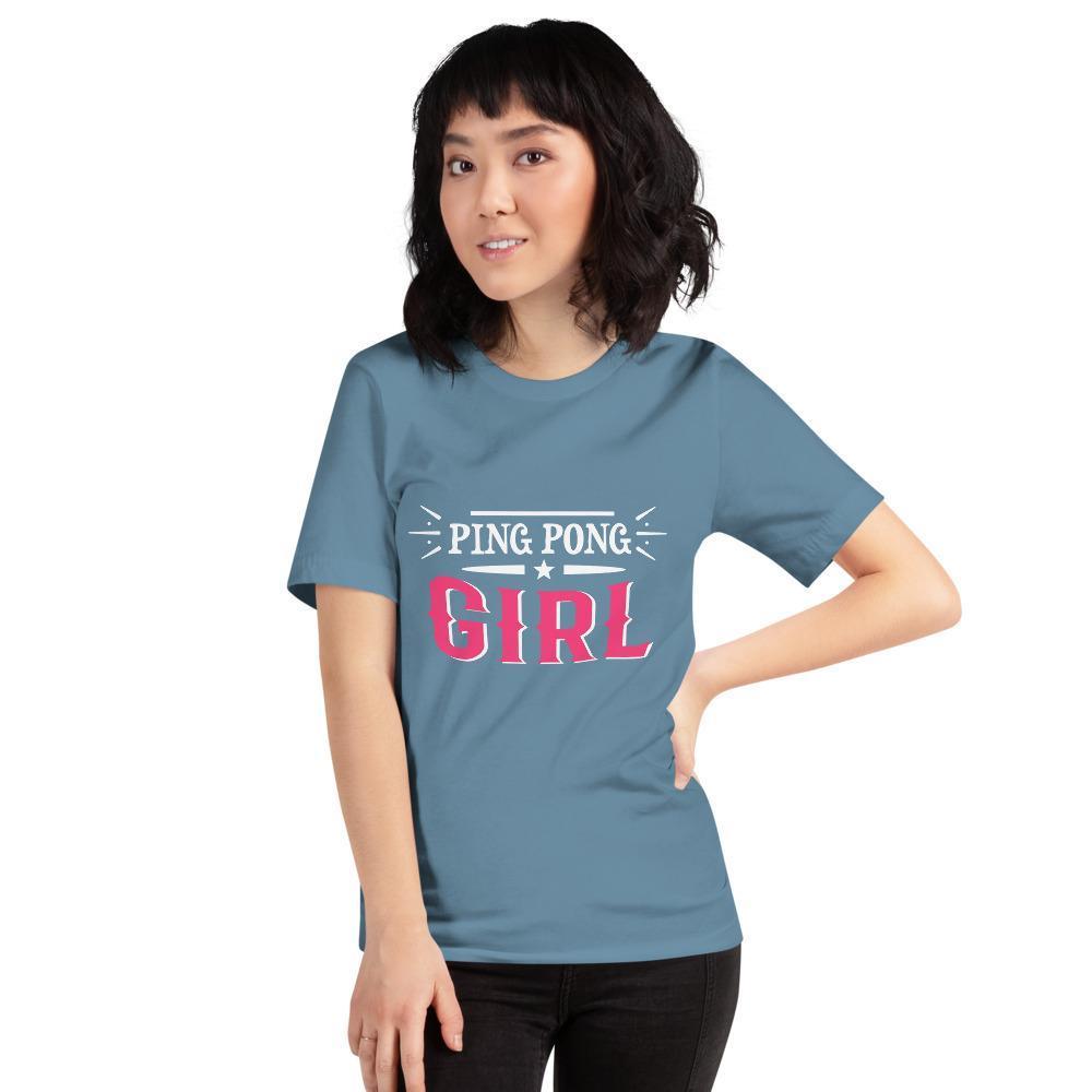 Ping Pong Girl T-Shirt - Table Tennis Hub