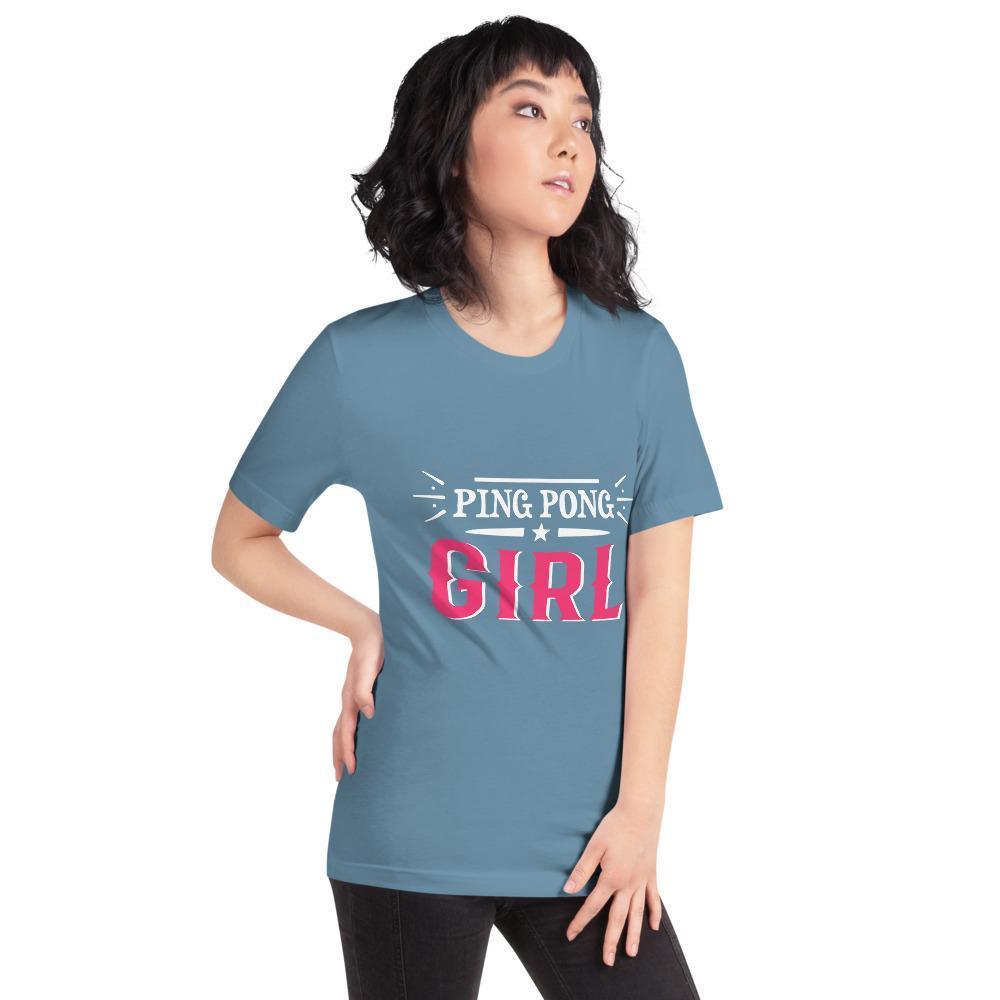 Ping Pong Girl T-Shirt - Table Tennis Hub