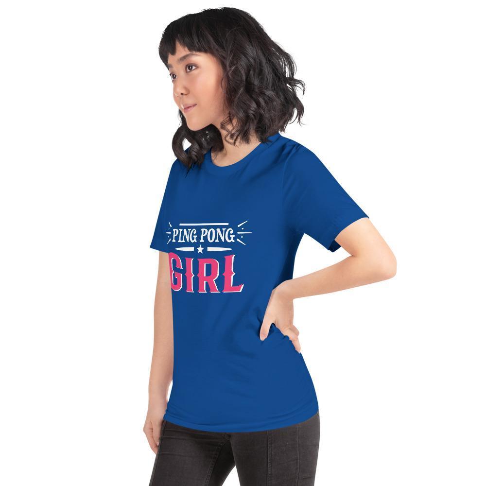 Ping Pong Girl T-Shirt - Table Tennis Hub