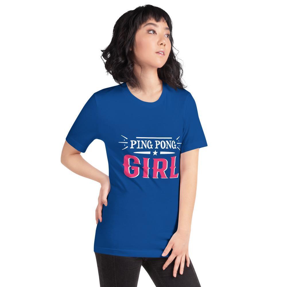 Ping Pong Girl T-Shirt - Table Tennis Hub