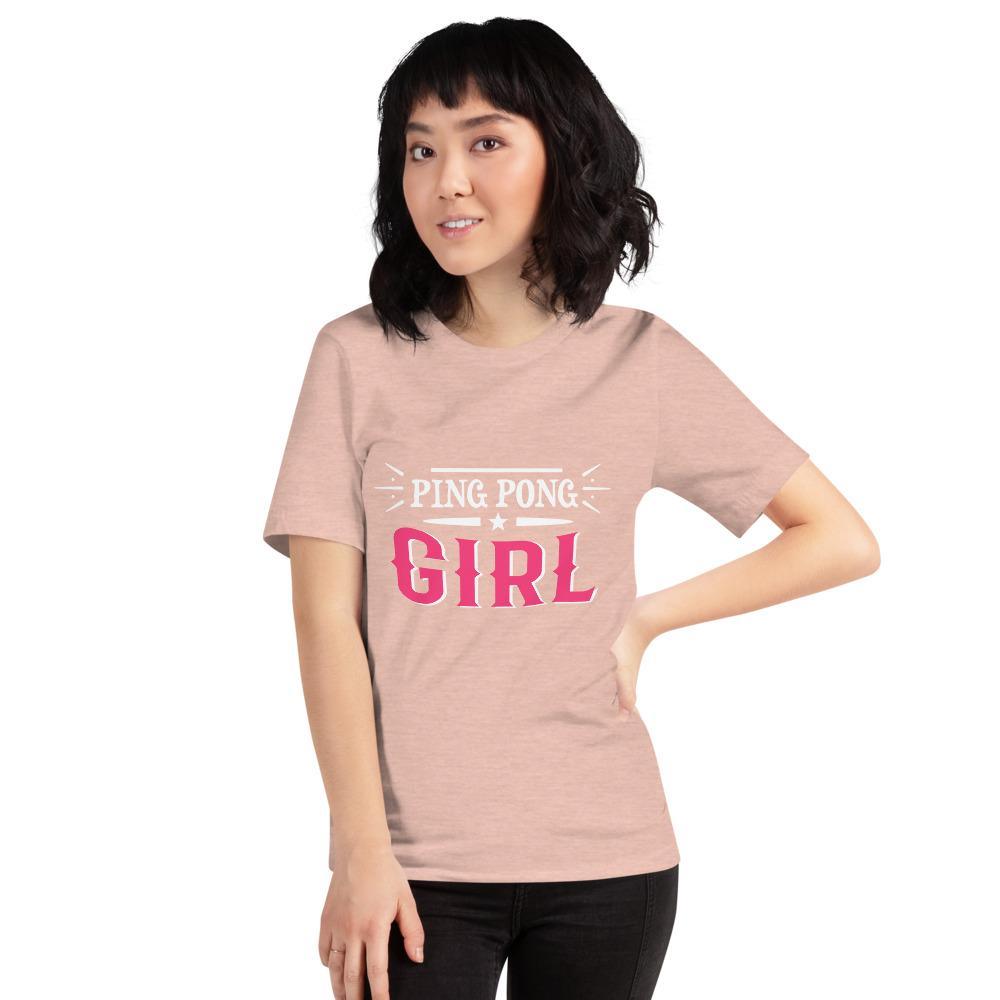 Ping Pong Girl T-Shirt - Table Tennis Hub