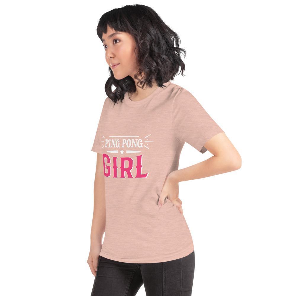 Ping Pong Girl T-Shirt - Table Tennis Hub