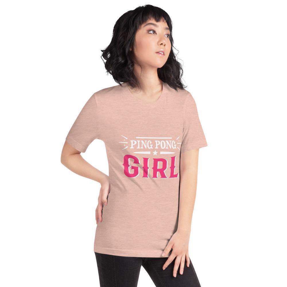 Ping Pong Girl T-Shirt - Table Tennis Hub