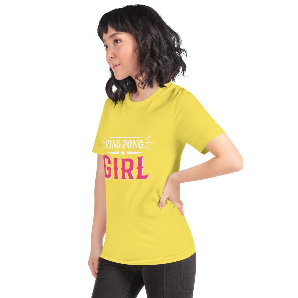 Ping Pong Girl T-Shirt - Table Tennis Hub