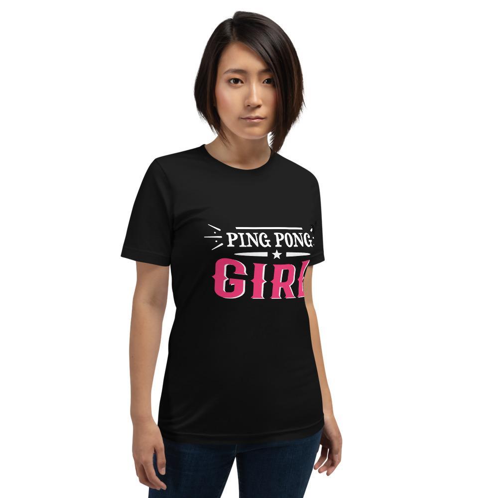 Ping Pong Girl T-Shirt - Table Tennis Hub