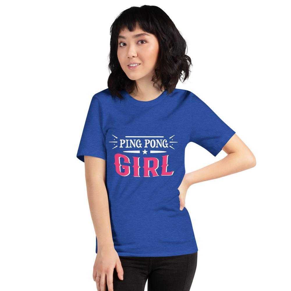 Ping Pong Girl T-Shirt - Table Tennis Hub