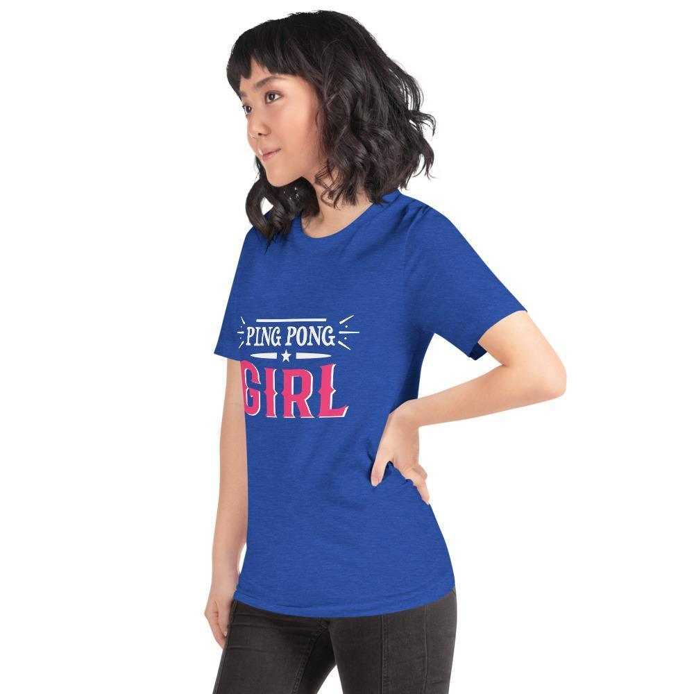 Ping Pong Girl T-Shirt - Table Tennis Hub