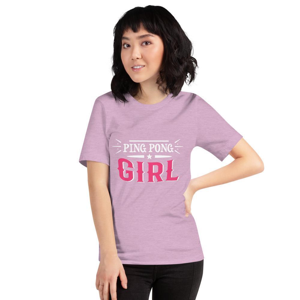 Ping Pong Girl T-Shirt - Table Tennis Hub