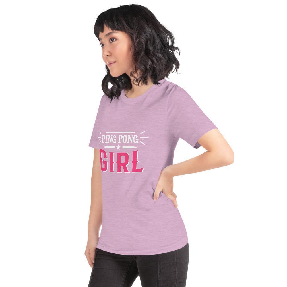 Ping Pong Girl T-Shirt - Table Tennis Hub