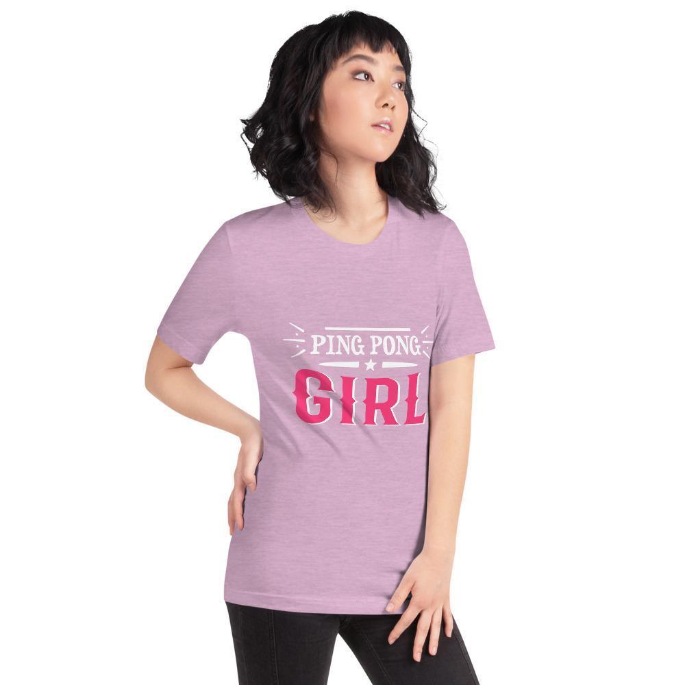 Ping Pong Girl T-Shirt - Table Tennis Hub