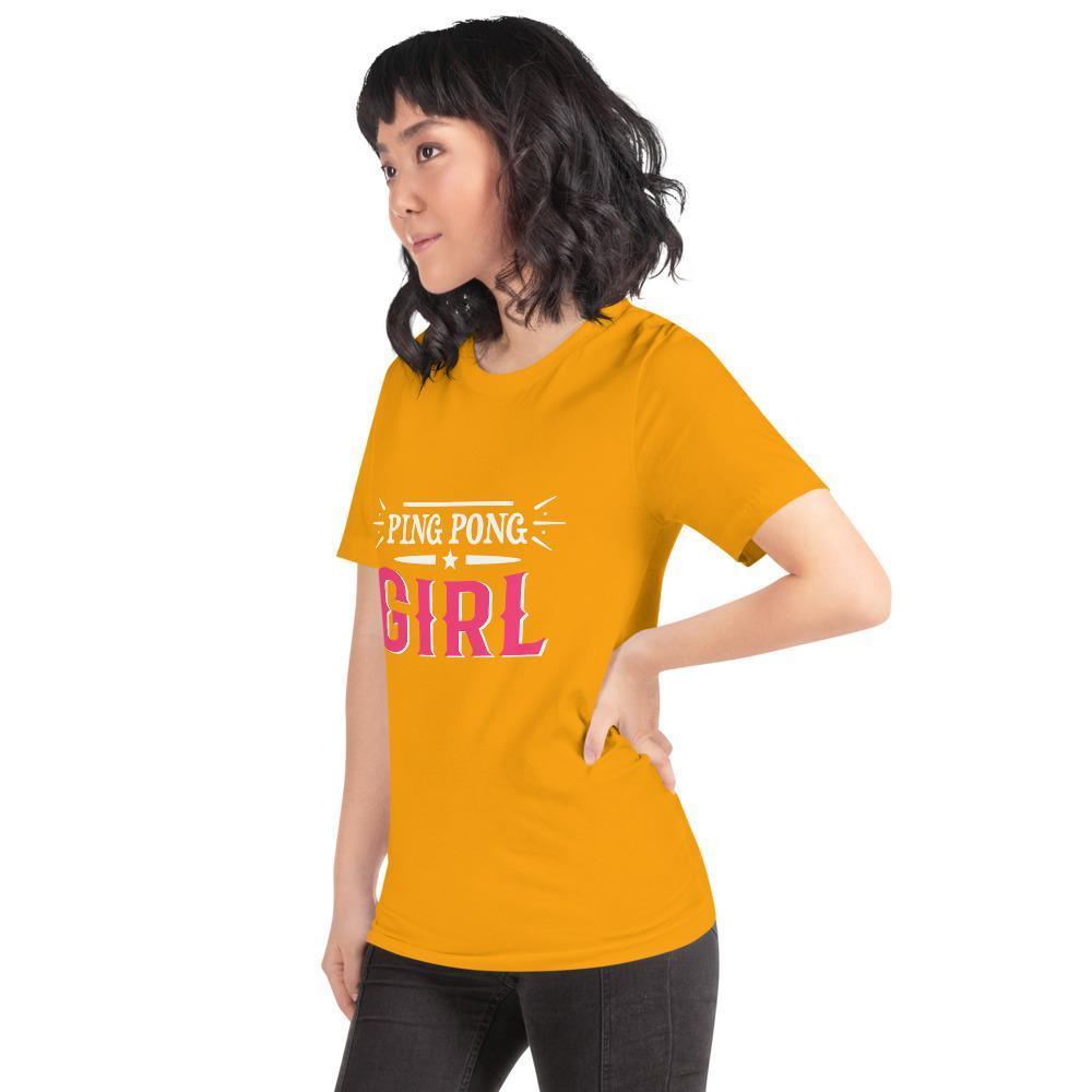 Ping Pong Girl T-Shirt - Table Tennis Hub