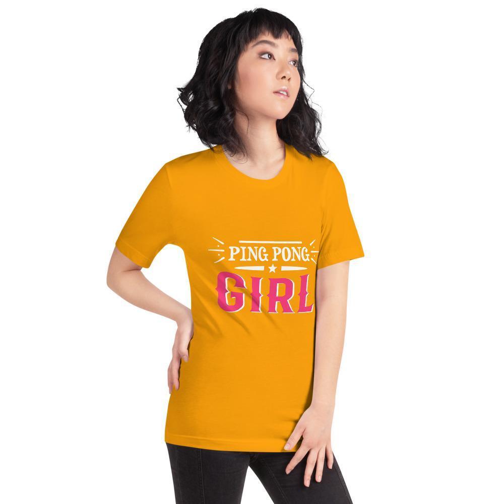 Ping Pong Girl T-Shirt - Table Tennis Hub