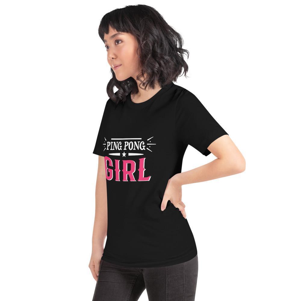 Ping Pong Girl T-Shirt - Table Tennis Hub