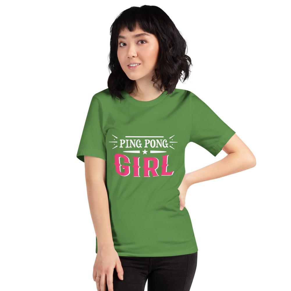 Ping Pong Girl T-Shirt - Table Tennis Hub