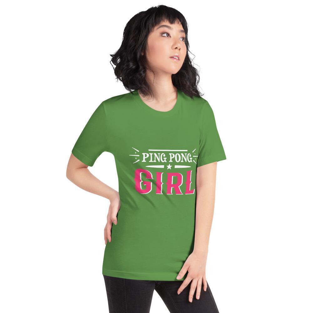 Ping Pong Girl T-Shirt - Table Tennis Hub