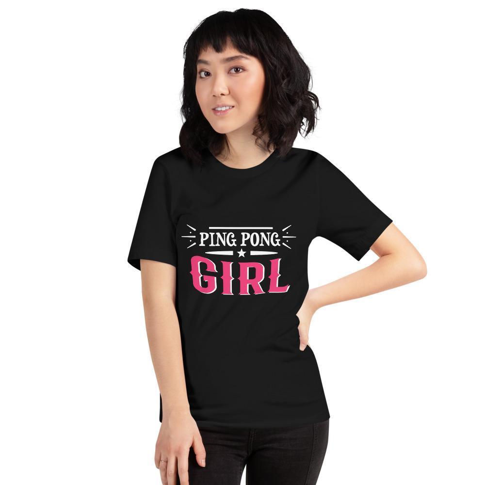 Ping Pong Girl T-Shirt - Table Tennis Hub