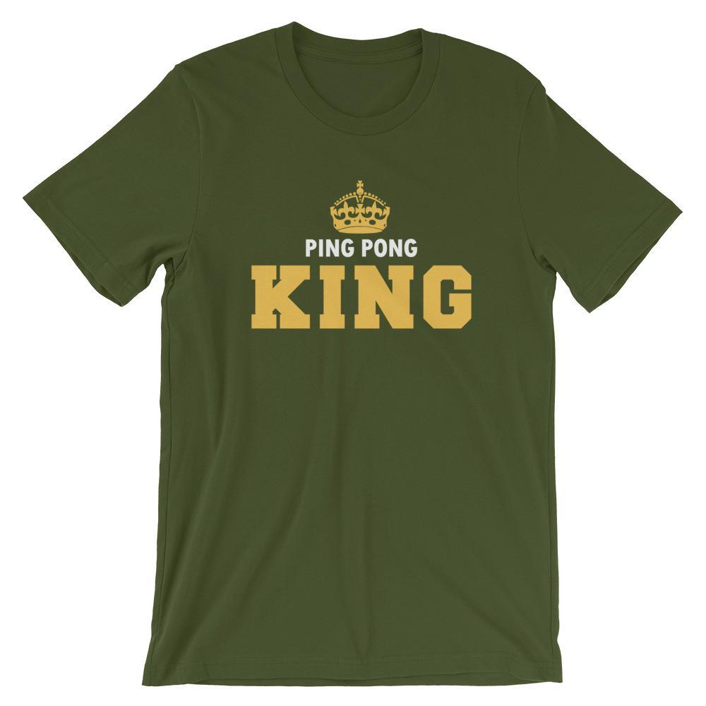 Ping Pong King Table Tennis T-Shirt - Table Tennis Hub