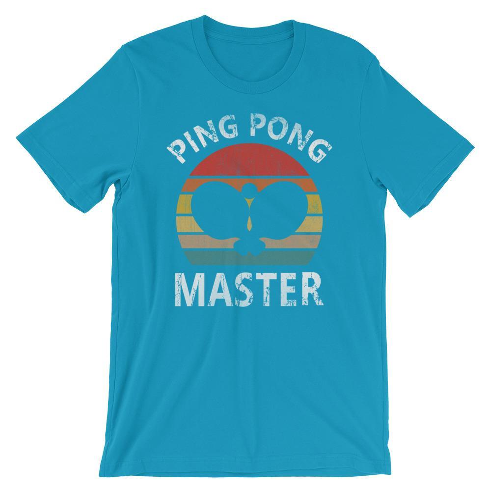 Ping Pong Master Table Tennis Funny T-Shirt - Table Tennis Hub