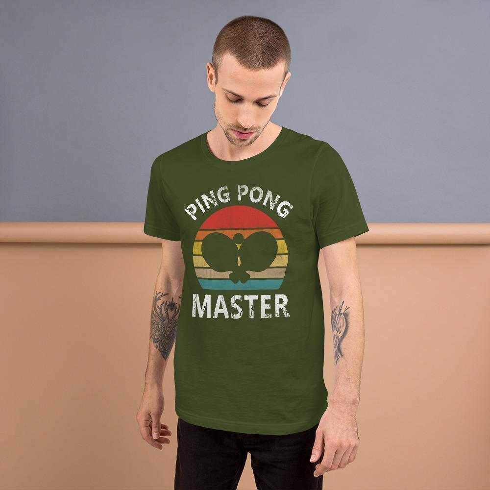 Ping Pong Master Table Tennis Funny T-Shirt - Table Tennis Hub