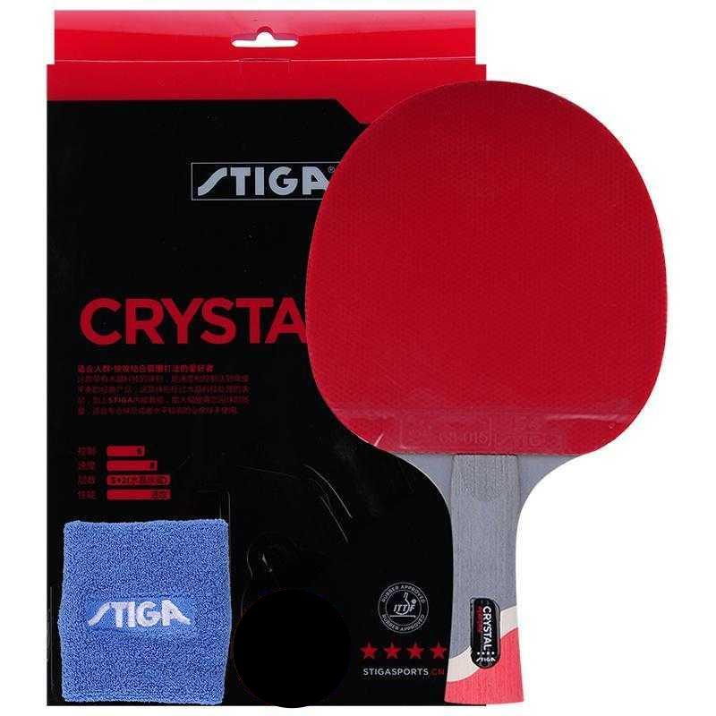 Stiga Pro Crystal Quality 4 Stars Carbon Table Tennis Bat - Table Tennis Hub