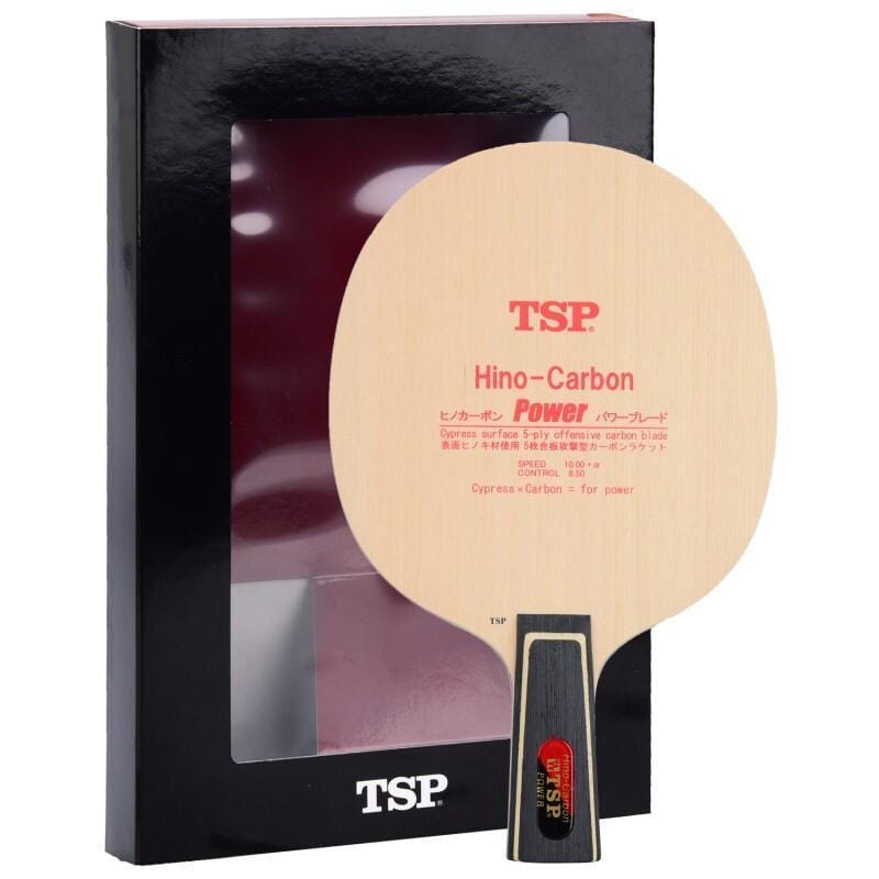 TSP Hino-Carbon Power 5 Ply Carbon Table Tennis Blade - Table Tennis Hub