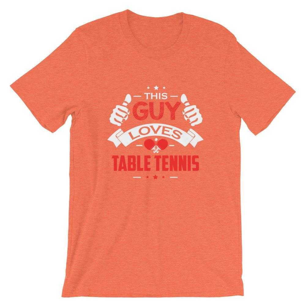 This Guy Loves Table Tennis T-Shirt - Table Tennis Hub