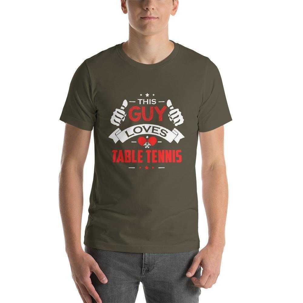 This Guy Loves Table Tennis T-Shirt - Table Tennis Hub