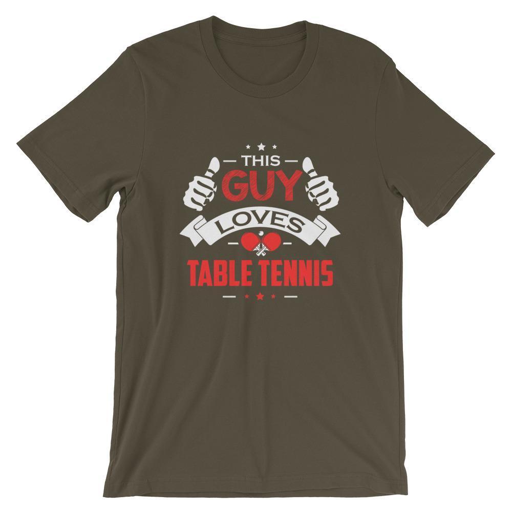 This Guy Loves Table Tennis T-Shirt - Table Tennis Hub